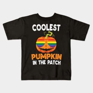 Coolest LGBT Pumpkin in the patch Kids T-Shirt